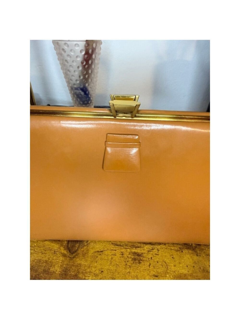Vintage Leather purse London England Zacbag coin purse 50’s 60’s - Picture 8 of 16